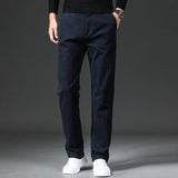 Chino Hose Herren Regular Fit – Marineblau