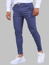 Chinohose Herren Slim Fit – Blau
