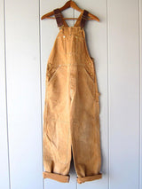 Damen-Latzhosen mit Taschen und Knöpfen – Camel