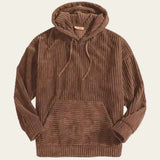 Cord Kapuzenjacke Herren – Braun