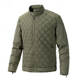 Corvald | Herren Steppjacke mit Stehkragen – Armeegrün