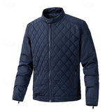 Corvald | Herren Steppjacke mit Stehkragen – Dunkelblau