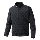 Corvald | Herren Steppjacke mit Stehkragen – Schwarz
