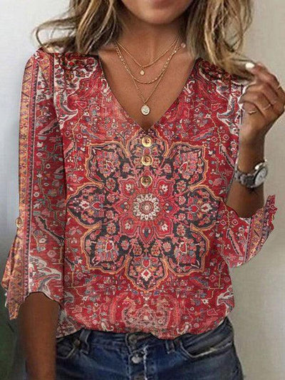 Valerie™ - Vintage Boho Bluse