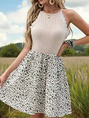 Jewel | Elegantes Sommerkleid mit Blumendruck im französischen Stil