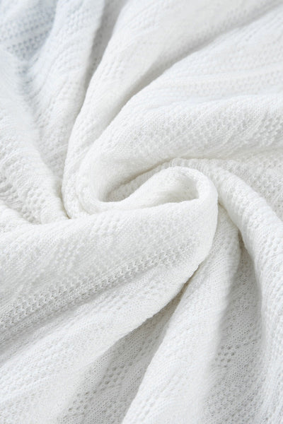 Ina® | Texturiertes T-Shirt mit Farbblock und lässiger Passform