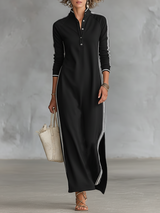 Carisette - Soft-Touch-Kleid für Tag und Nacht – Schwarz