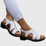 Clara | Schicke Sandalen Damen Sommer – Weiß