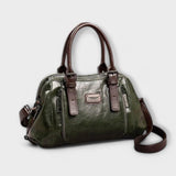 Solara - Elegante Vintage-Schultertasche – GRUN
