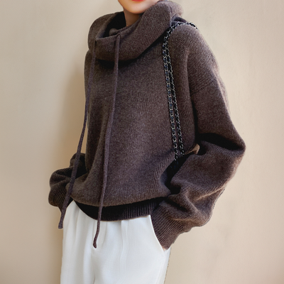 Zahari | Kapuzen-Strickpullover