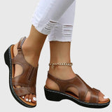 Clara | Schicke Sandalen Damen Sommer – Braun