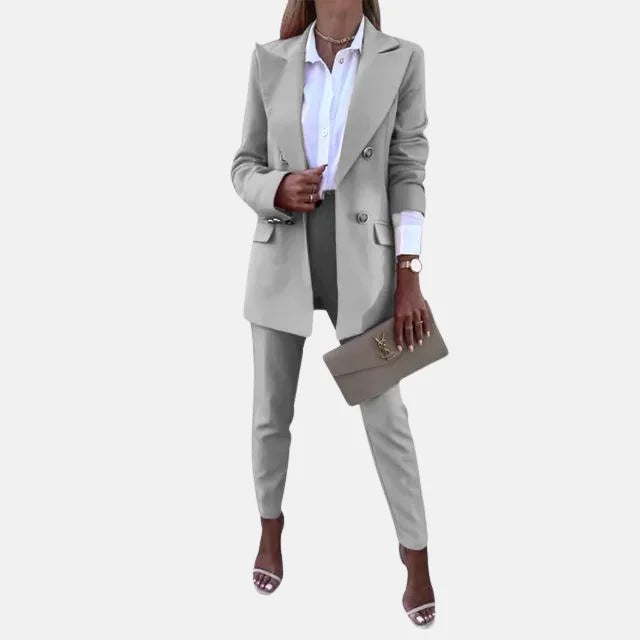 Damen Anzug Set mit Blazer und Hose