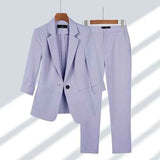 Damen Anzug Set – Lila