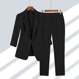 Damen Anzug Set – Schwarz