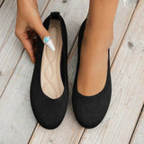 Damen Ballerina Freizeitschuhe – Schwarz