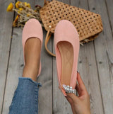 Damen Ballerina Freizeitschuhe – Rosa