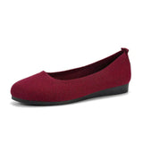 Damen Ballerina Freizeitschuhe – Bordeaux