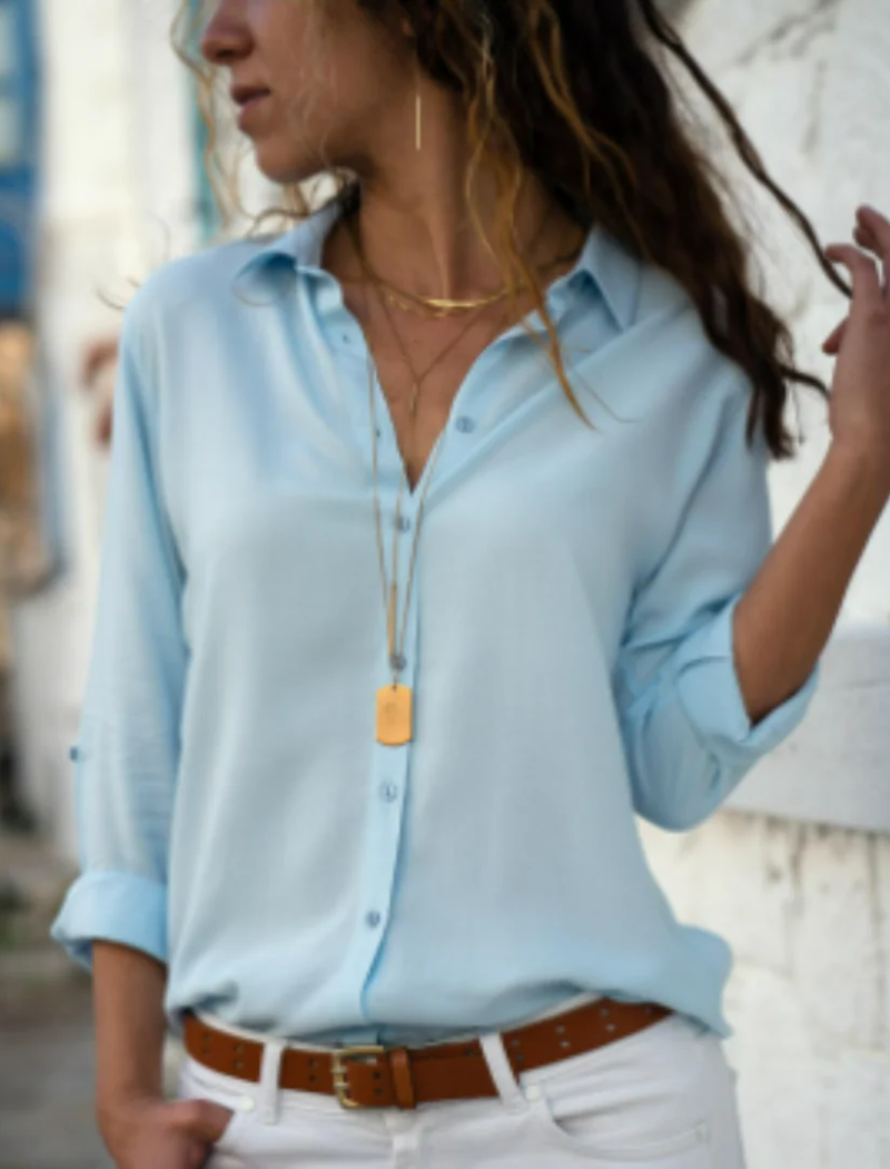 Brovet® | Damen Langarmbluse Elegant