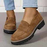 Damen Loafer Chunky Komfort – Braun