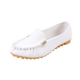 Damen Loafer Slip On Casual – Weiß