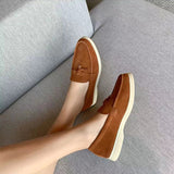 Damen Loafers Casual – Braun
