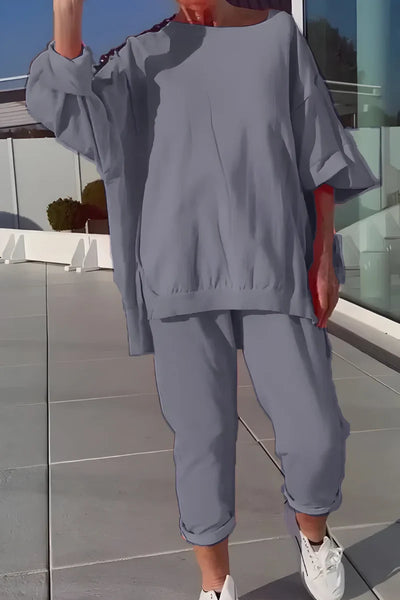Damen Loungewear-Set mit Oversized Top und Jogginghose
