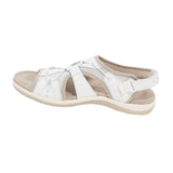 Lena | Damen Orthopädische Komfort-Sandalen mit Memory-Foam-Sohle – Weiß