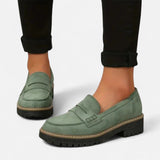 Sophie | Damen Orthopädische Loafer Komfort Slip-On Schuhe – Grün