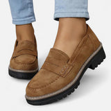 Sophie | Damen Orthopädische Loafer Komfort Slip-On Schuhe – Braun