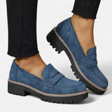 Sophie | Damen Orthopädische Loafer Komfort Slip-On Schuhe – Blau