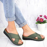 Annika | Damen Orthopädische Sandalen Verstellbar Komfort – Grün