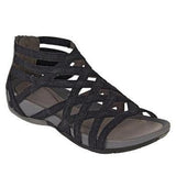 Damen Sandalen Ergonomisch Komfort – Schwarz