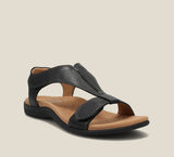 Luisa | Damen Sandalen Verstellbar Offene Zehen Komfort – Schwarz