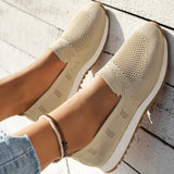 Damen Slip-On Freizeitschuhe – Aprikose