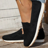 Damen Slip-On Freizeitschuhe – Schwarz