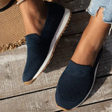 Damen Slip-On Freizeitschuhe – Marineblau