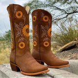Damen Stiefel Boho-Chic – Braun