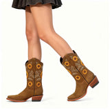 Damen Stiefel Boho-Chic – Khaki
