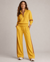 Damen Zweiteiler mit Weiter Hose – Gelb