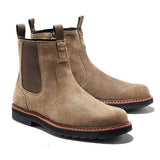 Elias | Herren modische Freizeit-Chelsea-Boots zum Gehen – Khaki