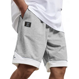 Dario | Herren Sweatshorts Relaxed Fit mit Kordelzug – Grau