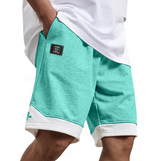 Dario | Herren Sweatshorts Relaxed Fit mit Kordelzug – Grün