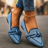 VALENTINA STRICKHAUSSCHUHE – Blau