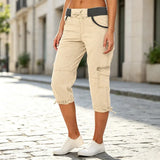 Astrelia - Utility-Cargo-Caprihose – Beige