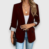 Sophie | This Moderner Damen-Blazer elegant geschnitten – Bordeaux