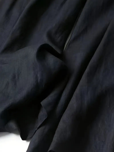 Anina - Weite Beine Leinen Hose