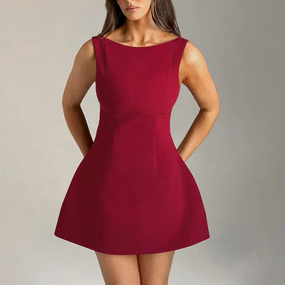 Nia - Kurzes Kleid mit hoher Taille
