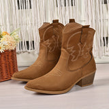 Mara | Klassische Cowboy-Stiefel im Western-Stil Für Frauen – Hellbraun