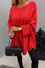 Charlotte | Gemütlicher Und Eleganter Damen-Strickpullover – Rot
