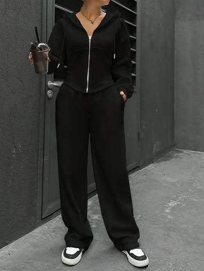 Nanci - Lässiges Zweiteiliges Set Mit Langen Ärmeln